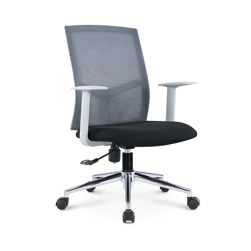 Contemporary Conference Chair Metal Adjustable Seat Height Office Chair with Arm Clearhalo 'furn' 'furn_office_chair' 'Furniture' 'Office Chairs' 'Office Furniture' 'office_chair' 1200x1200_c1982b48-0450-4acb-a0f8-5ce4b4fd96d8
