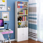Closed Back Standard Storage Bookcase Nordic Wooden Bookshelf