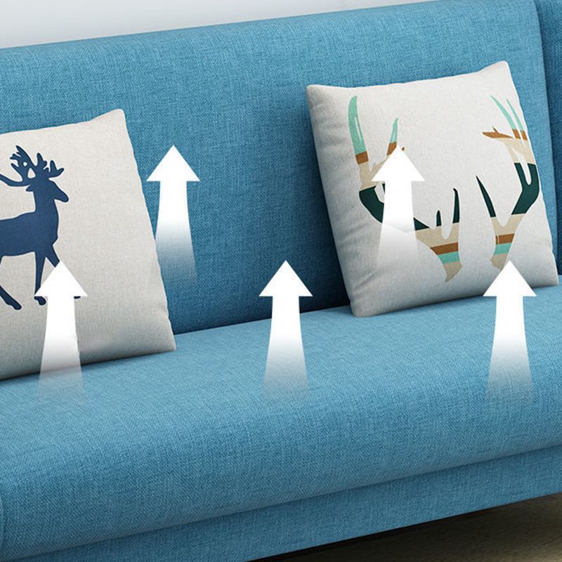 Convertible Cotton Blend Settee Loveseat 2-seater Armless Settee Clearhalo 'furn' 'furn_sofas' 'Furniture' 'furniture_sofas' 'kitchen' 'kitchen_sofas' 'Living Room Furniture' 'Sofa' 'sofas' 1200x1200_c199c37a-8c05-4cb7-afc5-358ce330ff6a