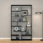 81"H Bookshelf Glam Style Open Back Bookcase for Study Room Home Office Clearhalo 'Bookcases' 'furn' 'furn_bookcases' 'Furniture' 'furniture_bookcases' 'kitchen' 'kitchen_bookcases' 'Living Room Furniture' 'Office Furniture' 1200x1200_c19abcf2-2732-4ec5-9b79-f44d5c3c9023