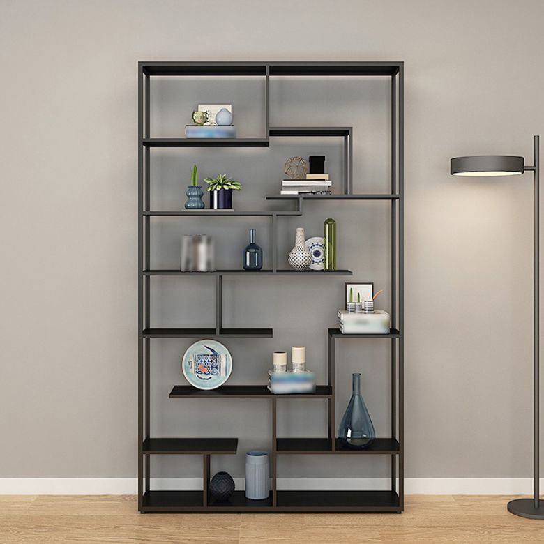 81"H Bookshelf Glam Style Open Back Bookcase for Study Room Home Office Clearhalo 'Bookcases' 'furn' 'furn_bookcases' 'Furniture' 'furniture_bookcases' 'kitchen' 'kitchen_bookcases' 'Living Room Furniture' 'Office Furniture' 1200x1200_c19abcf2-2732-4ec5-9b79-f44d5c3c9023