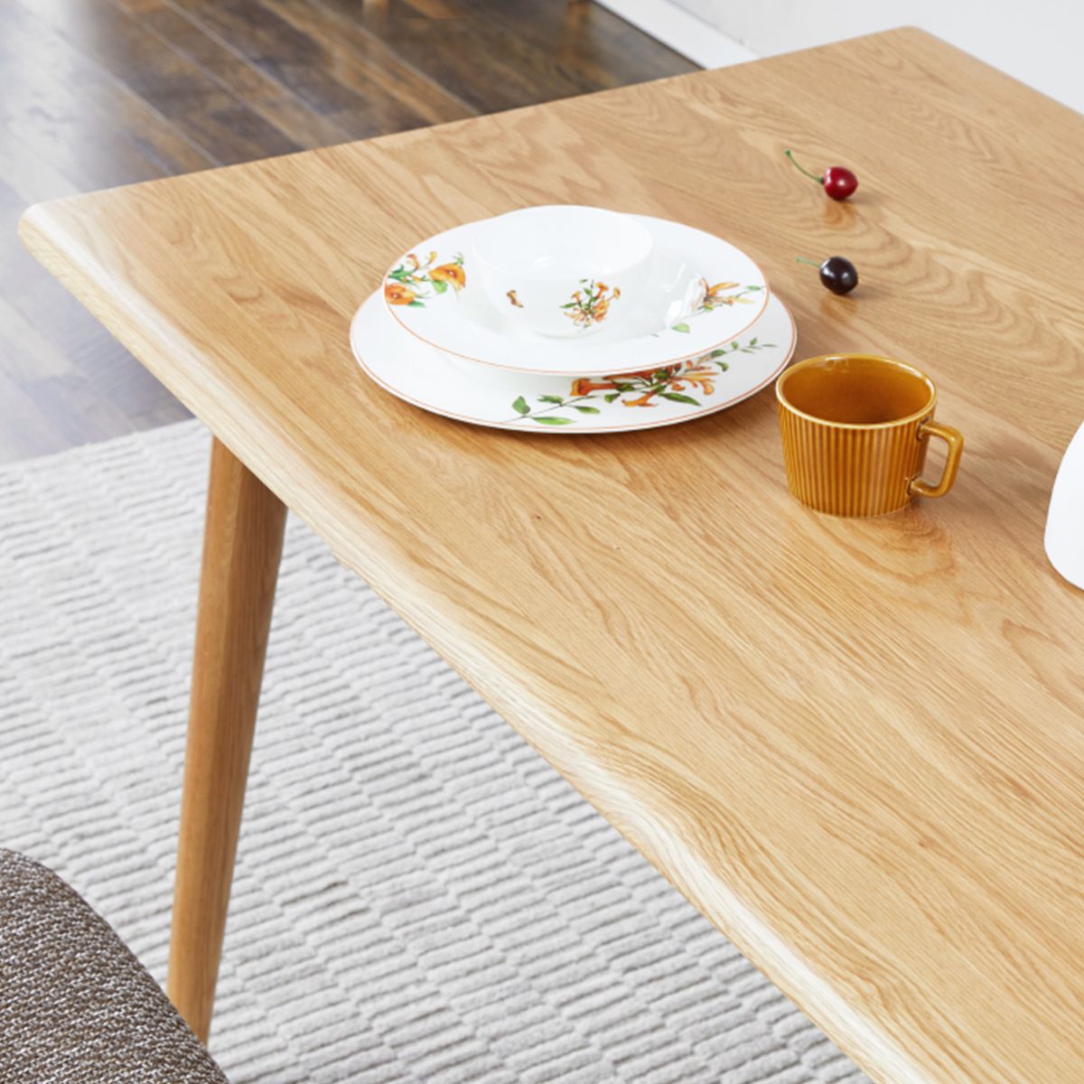 Solid Wood Industrial Dining Table Rectangle Standard Dining Table for Kitchen Clearhalo ' dining_table' 'Dining Tables & Seating' 'Dining Tables' 'furn' 'furn_dining_table' 'Furniture' 'furniture_dining_table' 'Kitchen & Dining Furniture' 'kitchen&dining_furn' 'kitchen' 'kitchen_dining_table' 1200x1200_c19de7ba-ac9b-46fb-b7c8-76818f6d98bd