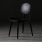 Silla lateral de plástico silla lateral de comedor contemporáneo de espalda para el hogar