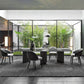 Simplicity Rectangle Dining Room Table Sintered Stone Table with Double Pedestal Clearhalo ' dining_table' 'Dining Tables & Seating' 'Dining Tables' 'furn' 'furn_dining_table' 'Furniture' 'furniture_dining_table' 'Kitchen & Dining Furniture' 'kitchen&dining_furn' 'kitchen' 'kitchen_dining_table' 1200x1200_c19fe025-508d-4e0c-af87-ae953ed79a47