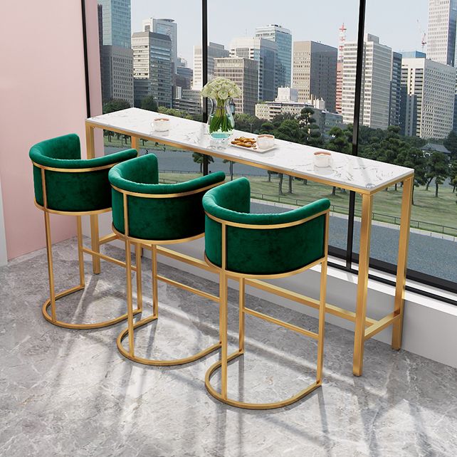 Sintered Stone Bar Table Set 1/2/3/4/7 Pieces Luxury Bar Table and Stools with Footrest Clearhalo 'Bar Furniture' 'furn' 'furn_home_bar_bar_sets' 'Furniture' 'Home Bars & Bar Sets' 'home_bar_bar_sets' 'Kitchen & Dining Furniture' 1200x1200_c1a2c888-9fff-4d9d-8d46-3b18bd478298