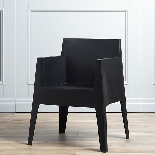 Contemporary Style Dining Chairs Arm Dining Chairs with Plastic Legs for Kitchen Clearhalo 'Dining Chairs' 'Dining Tables & Seating' 'dining_chair' 'furn' 'furn_dining_chair' 'Furniture' 'Kitchen & Dining Furniture' 1200x1200_c1a440d9-cdf3-45c8-9294-2f01da637396