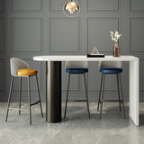 Table de mesa de pub de forma gratuita moderna 1/3/4 piezas de mesa de barra superior de madera maciza juego