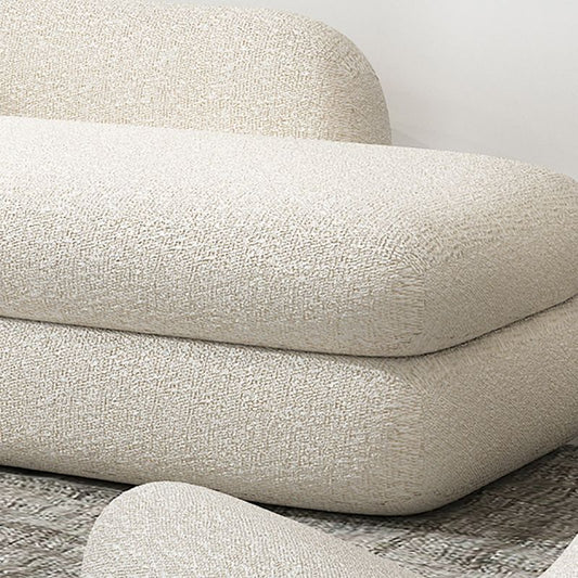 French Country One Armed Chaise, Wool Round Arms Accent Chair Clearhalo 'Chairs & Seating' 'Chaise Lounge' 'chaise_lounge' 'furn' 'furn_chaise_lounge' 'Furniture' 'Living Room Furniture' 1200x1200_c1a54e99-6faa-4e72-8cd9-d6210161f3e1