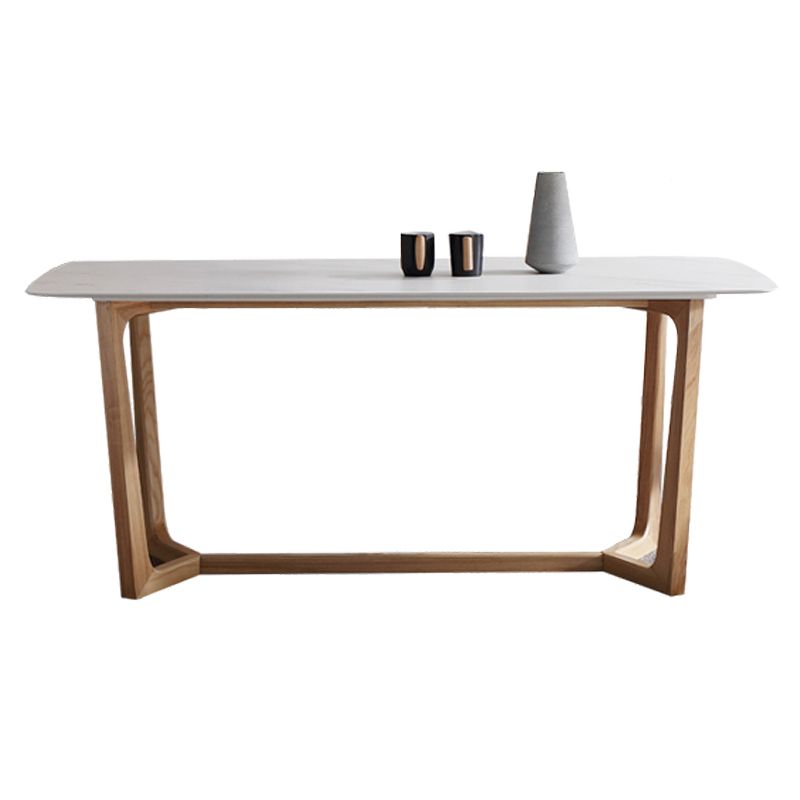 Rectangle Trestle Base Home Furniture Stone Dining Room Collection for Dining Room Clearhalo ' dining_table' 'Dining Tables & Seating' 'Dining Tables' 'furn' 'furn_dining_table' 'Furniture' 'furniture_dining_table' 'Kitchen & Dining Furniture' 'kitchen&dining_furn' 'kitchen' 'kitchen_dining_table' 1200x1200_c1a627d2-2190-4291-b11e-b401238775e0