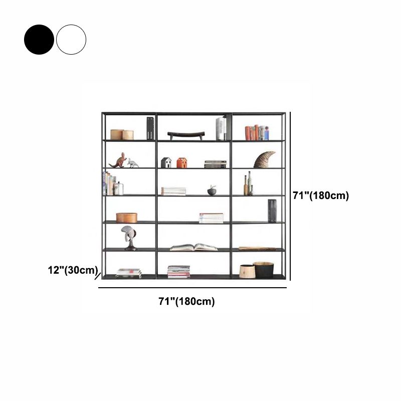 Industrial Style 5-Shelf Bookshelf Open Shelf Bookcase for Home Office Clearhalo 'Bookcases' 'furn' 'furn_bookcases' 'Furniture' 'furniture_bookcases' 'kitchen' 'kitchen_bookcases' 'Living Room Furniture' 'Office Furniture' 1200x1200_c1a71f11-3894-4582-bbec-b2c5a273c39e