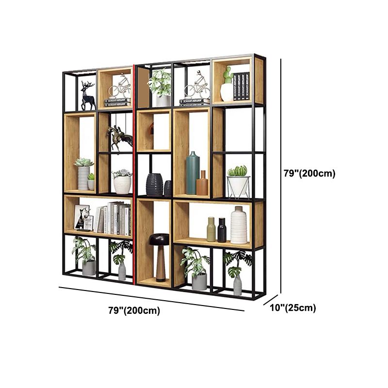 9.84"W Bookcase Industrial Style Open Back Bookcase for Study Room Home Office Clearhalo 'Bookcases' 'furn' 'furn_bookcases' 'Furniture' 'furniture_bookcases' 'kitchen' 'kitchen_bookcases' 'Living Room Furniture' 'Office Furniture' 1200x1200_c1a82647-09aa-4ee5-a21b-69103ca90929