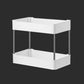 Contemporary Open Etagere Bookshelf with Steel Frame Plastic Bookshelf Clearhalo 'Bookcases' 'furn' 'furn_bookcases' 'Furniture' 'furniture_bookcases' 'kitchen' 'kitchen_bookcases' 'Living Room Furniture' 'Office Furniture' 1200x1200_c1a8fd79-2603-4250-bae3-5cb1095b0dbd