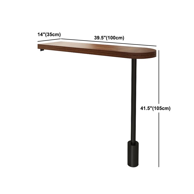 Industrial Style Wood Top Counter Table 42-inch Height Table for Dining Room Clearhalo 'Bar Furniture' 'Bar Tables' 'bar_tables' 'furn' 'furn_bar_tables' 'Furniture' 'furniture_bar_tables' 'Kitchen & Dining Furniture' 1200x1200_c1adf776-857d-4379-bb55-6e511d7c9112