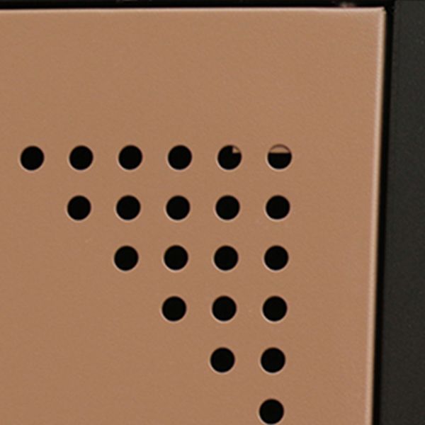 15"L Steel Wardrobe Armoire Modern Hinged Wardrobe Cabinet for Home