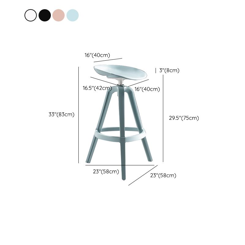 Industrial Low Back Counter Stool Metal Counter Height Stools with Swivel Clearhalo 'Bar Furniture' 'Bar Stools' 'bar_stools' 'furn' 'furn_bar_stools' 'Furniture' 'Kitchen & Dining Furniture' 1200x1200_c1b1eb68-b603-42ef-9d7f-ffa75a02c56a