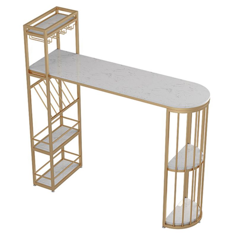 Glam Style Rectangle Bar Table 1/2/3 Pieces Bar Table Set for Home Clearhalo 'Bar Furniture' 'furn' 'furn_home_bar_bar_sets' 'Furniture' 'Home Bars & Bar Sets' 'home_bar_bar_sets' 'Kitchen & Dining Furniture' 1200x1200_c1b71efa-e87c-421a-9f1a-ad7d8c61ba0c