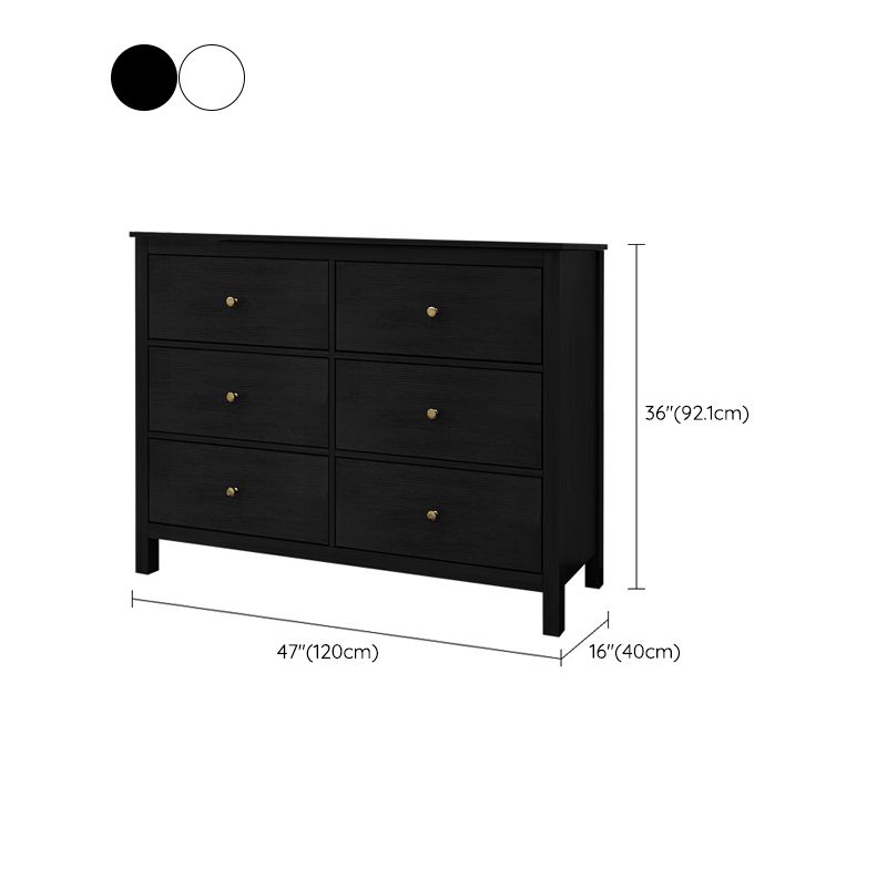 Classic Glam Storage Cofre de madera Cofre de almacenamiento con cajones