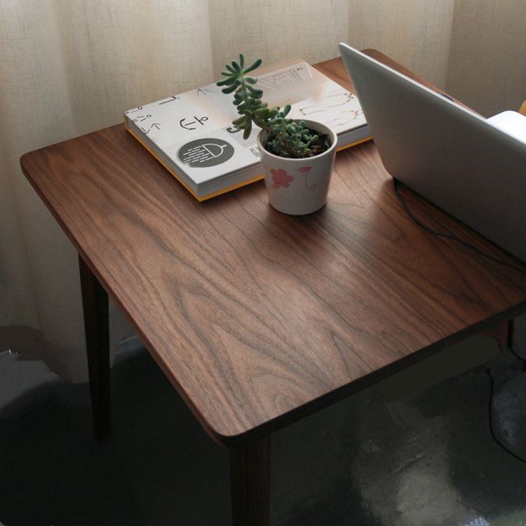 Square 4 Legs Industrial Table Wood Color Fixed Table of Solid Wood Clearhalo ' dining_table' 'Dining Tables & Seating' 'Dining Tables' 'furn' 'furn_dining_table' 'Furniture' 'furniture_dining_table' 'Kitchen & Dining Furniture' 'kitchen&dining_furn' 'kitchen' 'kitchen_dining_table' 1200x1200_c1bbbbb2-4dc1-4620-86fd-04a9737fd680