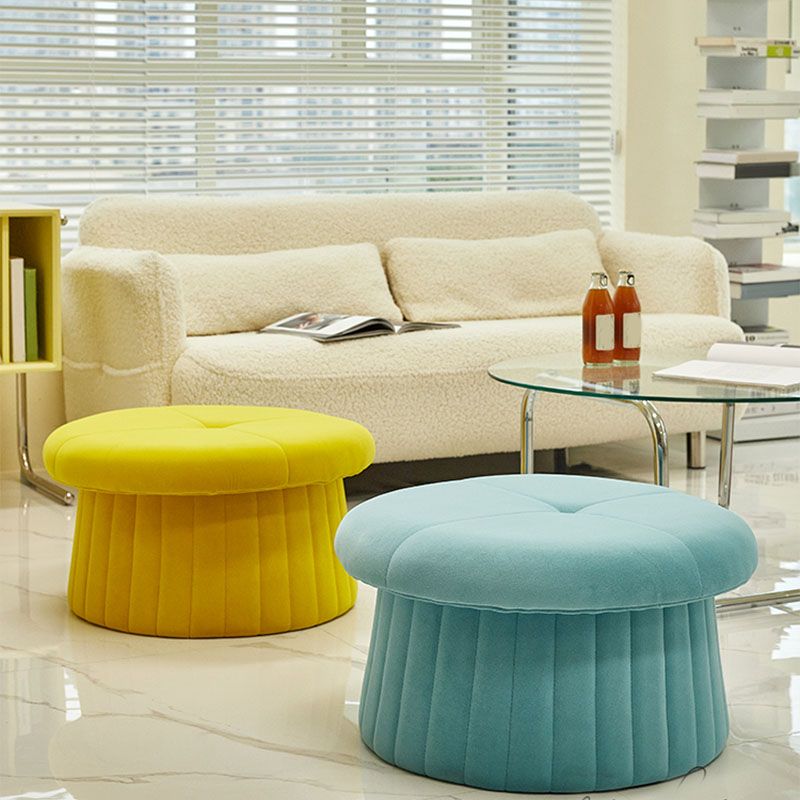 Modern Multi Colors Pouf Round Resistant Pouf for Drawing Room Clearhalo 'furn' 'furn_ottomans_poufs' 'Furniture' 'Living Room Furniture' 'Ottomans & Poufs' 'ottomans_poufs' 1200x1200_c1bd7d72-4e90-4775-a871-7e49ada8c6b9