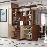 コンテンポラリー78.74 "Hキャビネットソリッドウッドアクセントキャビネット付きドア付き