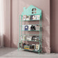 Shelves Included Bookcase 57.1" Tall Metal Bookshelf Vertical