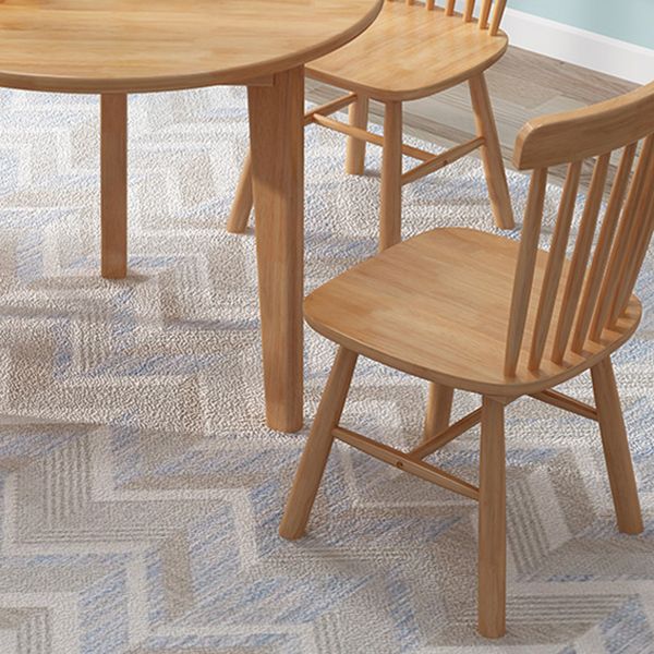 Round Wood Color Dining Table Simplicity Solid Wood 4 Legs Table for Dining Room Clearhalo ' dining_table' 'Dining Tables & Seating' 'Dining Tables' 'furn' 'furn_dining_table' 'Furniture' 'furniture_dining_table' 'Kitchen & Dining Furniture' 'kitchen&dining_furn' 'kitchen' 'kitchen_dining_table' 1200x1200_c1c4763d-429f-4db6-b8ed-cc74c16838ec