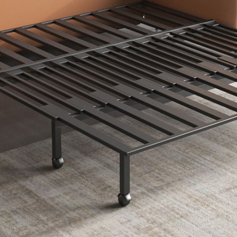 64.96 "l Lederen bank wit cabriolebeerbed met strakke achterkant