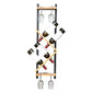 Wall Mounted Wine Shelf Wood and Metal Wine Holder Rack for Kitchen Clearhalo 'furn' 'furn_wine_racks' 'Furniture' 'Kitchen & Dining Furniture' 'Wine Racks' 'wine_racks' 1200x1200_c1c5ed23-ec79-4cfe-82b6-61bc7f7f79a1