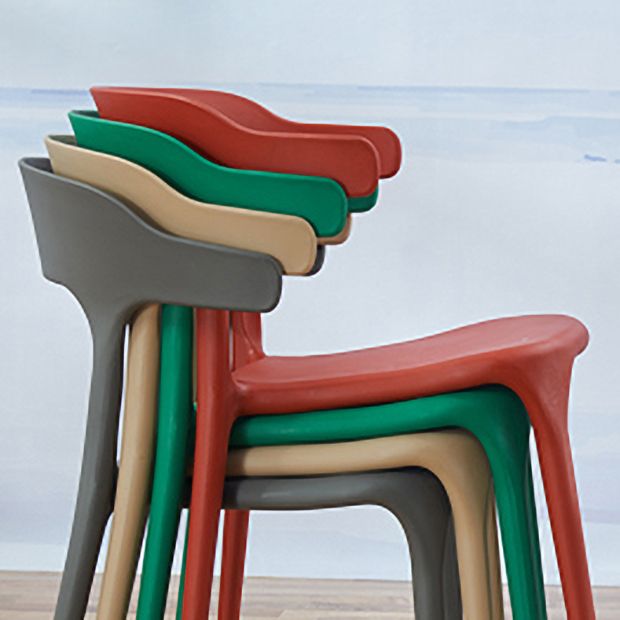 Plastic Scandinavian Dining Arm Chairs Open Back Indoor Dining Armchairs Clearhalo ' kitchen&dining_furn' 'Dining Chairs' 'Dining Tables & Seating' 'dining_chair' 'furn' 'furn_dining_chair' 'Furniture' 'furniture_dining_chair' 'Kitchen & Dining Furniture' 'kitchen' 1200x1200_c1c8522e-8e48-4bcf-96ea-cbba83e5dea9