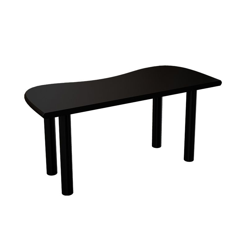 Modern Solid Wood Writing Desk 29.53" Tall Parsons Base Office Desk Clearhalo 'furn' 'furn_office_desk' 'Furniture' 'Office Desks' 'Office Furniture' 'office_desk' 1200x1200_c1cabe4b-0d44-4579-809e-5d0797c71d4d