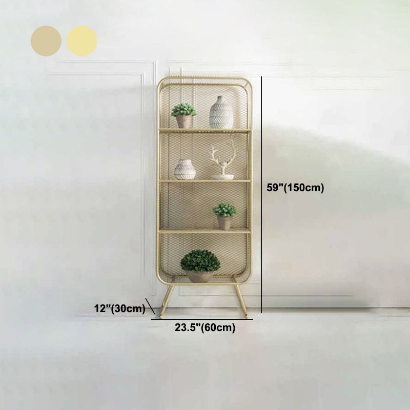 Closed Back Bookcase Glam Style Bookshelf for Office Home and Study Room Clearhalo 'Bookcases' 'furn' 'furn_bookcases' 'Furniture' 'furniture_bookcases' 'Office Furniture' 1200x1200_c1cb52b2-4b3e-4504-9c8a-a1ee2042e546