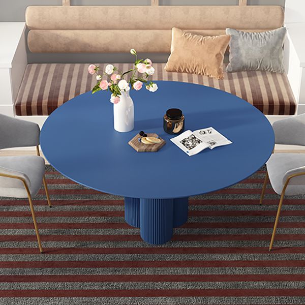 Round Table Dinette Table Contemporary Dinner Room Kitchen Table for Indoor Clearhalo ' dining_table' 'Dining Tables & Seating' 'Dining Tables' 'furn' 'furn_dining_table' 'Furniture' 'furniture_dining_table' 'Kitchen & Dining Furniture' 'kitchen&dining_furn' 'kitchen' 'kitchen_dining_table' 1200x1200_c1cc4269-0301-4833-8d77-bfc417c6ea69