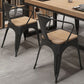 Industrial Style Solid Wood Dining Set with Traditional Height Table and Trestle Base Clearhalo 'Dining Room Sets' 'Dining Tables & Seating' 'dining_room_set' 'furn' 'furn_dining_room_set' 'Furniture' 'furniture_dining_room_set' 'Kitchen & Dining Furniture' 'kitchen&dining_furn' 'kitchen' 1200x1200_c1cd9de8-a46d-4cfc-a9d3-3391fce7b934