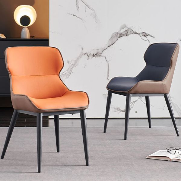 Sillas laterales modernas del comedor sillas sin brazo sin brazo para el hogar