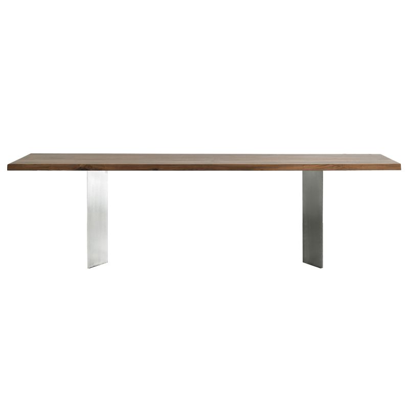 Metal Industrial Rectangle Dining Table Solid Woop Top Table for Kitchen and Dining Room Clearhalo ' dining_table' 'Dining Tables & Seating' 'Dining Tables' 'furn' 'furn_dining_table' 'Furniture' 'furniture_dining_table' 'Kitchen & Dining Furniture' 'kitchen&dining_furn' 'kitchen' 'kitchen_dining_table' 1200x1200_c1d45570-df5b-404d-a296-3e9c596128c8