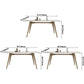 Contemporary Dining Table Sintered Stone Dining Table with 4 Gold Legs Clearhalo ' dining_table' 'Dining Tables & Seating' 'Dining Tables' 'furn' 'furn_dining_table' 'Furniture' 'furniture_dining_table' 'Kitchen & Dining Furniture' 'kitchen&dining_furn' 'kitchen' 'kitchen_dining_table' 1200x1200_c1d594ba-c6a7-4145-9a21-8beeeaa8ac2d