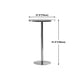 Industrial Style Stainless Steel Bar Table 42-inch Height Table for Coffee Shop Clearhalo 'Bar Furniture' 'Bar Tables' 'bar_tables' 'furn' 'furn_bar_tables' 'Furniture' 'furniture_bar_tables' 'Kitchen & Dining Furniture' 1200x1200_c1d63491-5bc1-44e5-b873-c315caf607ab