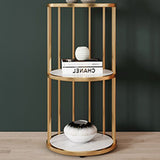 Urban Vertical Corner Bookshelf Iron Frame White Manufactured Wood Shelf Bookcase Clearhalo 'Bookcases' 'furn' 'furn_bookcases' 'Furniture' 'furniture_bookcases' 'Office Furniture' 1200x1200_c1d7688a-780c-4159-8761-d7370df733f5