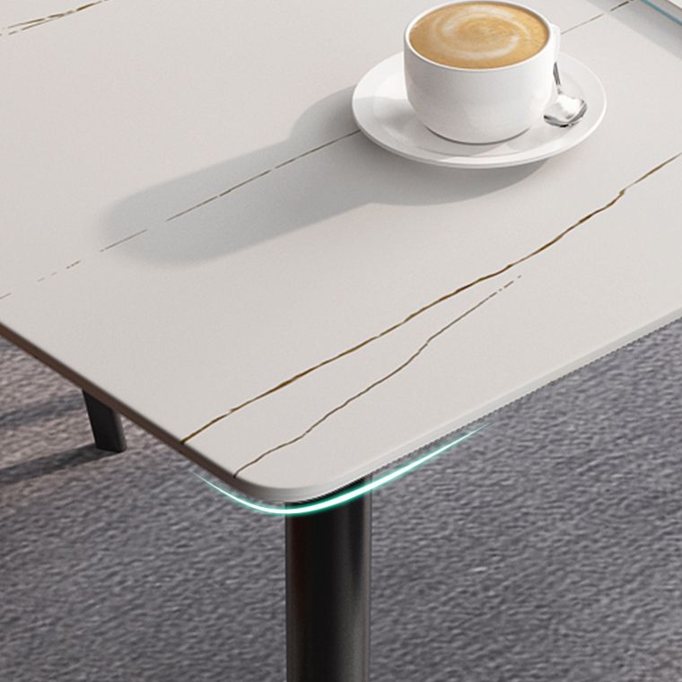 Industrial Style Sintered Stone Dining Carbon Steel Base Rectangle Table for Home Clearhalo ' dining_table' 'Dining Tables & Seating' 'Dining Tables' 'furn' 'furn_dining_table' 'Furniture' 'furniture_dining_table' 'Kitchen & Dining Furniture' 'kitchen&dining_furn' 'kitchen' 'kitchen_dining_table' 1200x1200_c1d855d4-d09f-4112-9934-4e0ef5e50178