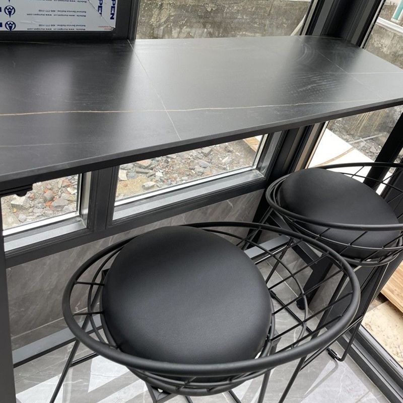 Modern Bar Table Stone Top 42-inch Height Pub Table for Dining Room Clearhalo 'Bar Furniture' 'Bar Tables' 'bar_tables' 'furn' 'furn_bar_tables' 'Furniture' 'furniture_bar_tables' 'Kitchen & Dining Furniture' 1200x1200_c1dae24b-bc6b-430c-8fa2-493fd9cb81e7