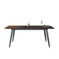 Sintered Stone Industrial Kitchen Desk Rectangle Dining Room Table