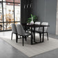 Industrial Kitchen Dining Table Sintered Stone Rectangle Dining Table with Double Pedestal Bases Clearhalo ' dining_table' 'Dining Tables & Seating' 'Dining Tables' 'furn' 'furn_dining_table' 'Furniture' 'furniture_dining_table' 'Kitchen & Dining Furniture' 'kitchen&dining_furn' 'kitchen' 'kitchen_dining_table' 1200x1200_c1de065f-40c9-4978-a161-7c1d32bead12