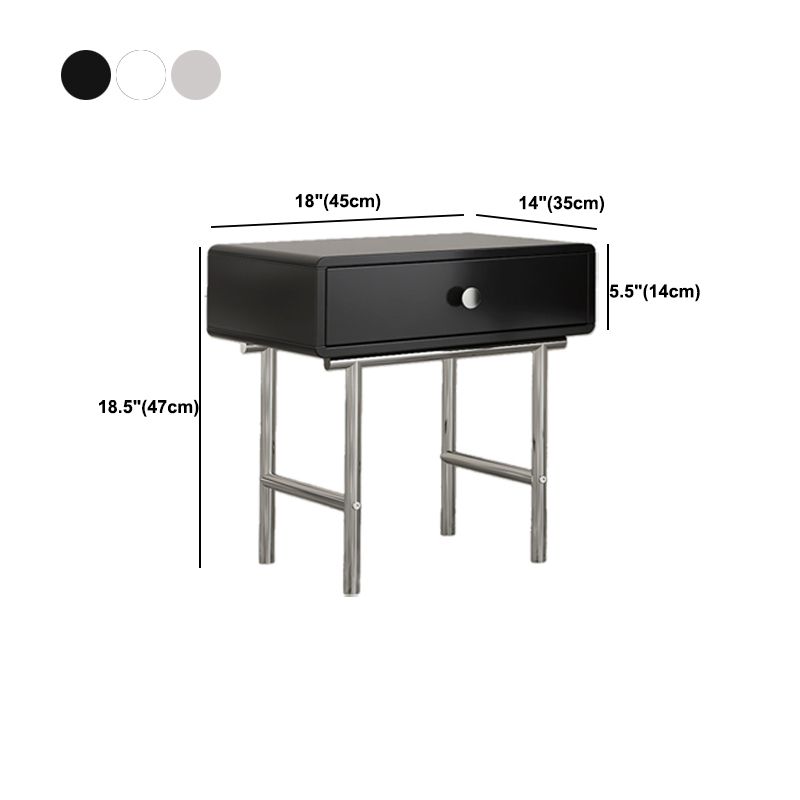 Comodino ingegnerizzato in legno comodino industriale mobile per camera da letto