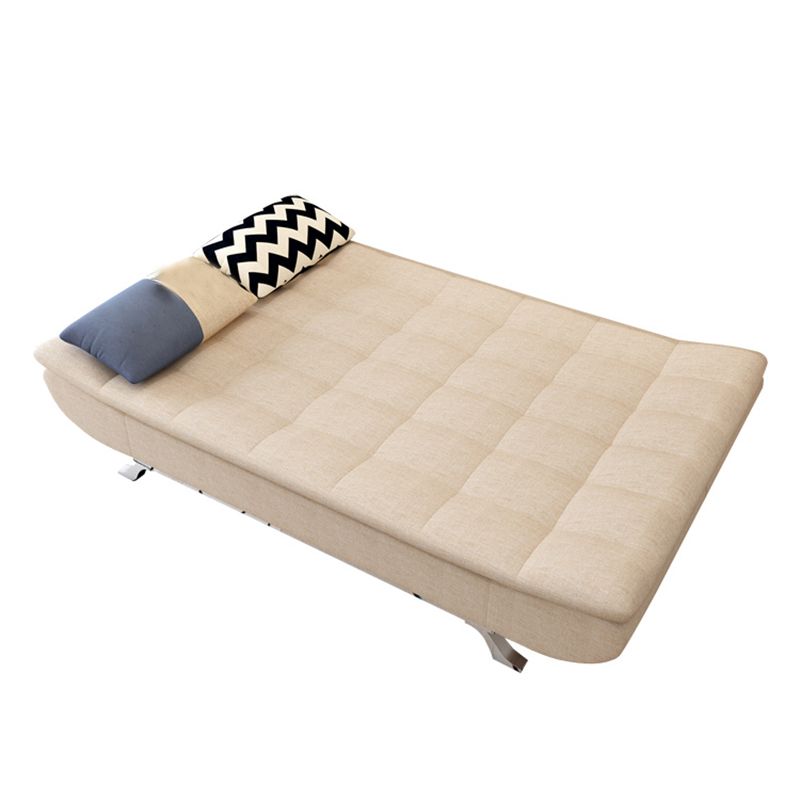 Miscela di cotone e di divano posteriore a bracciale senza braccio contemporaneo