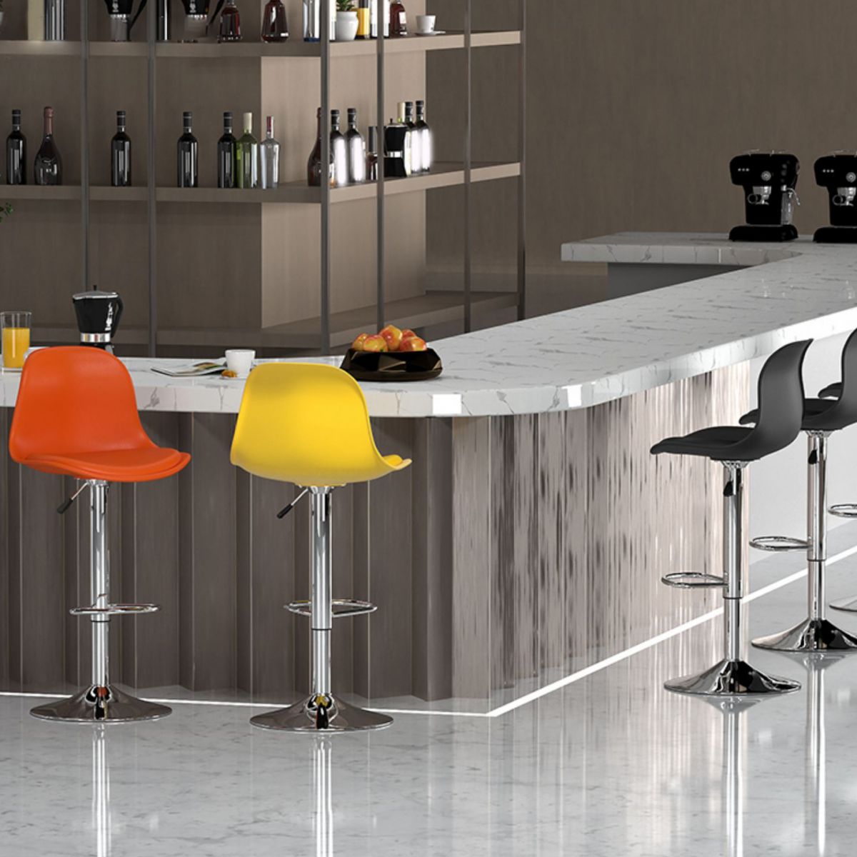 Indoor Swivel Bar Stools Folding with Metal Legs Counter Stool Clearhalo 'Bar Furniture' 'Bar Stools' 'bar_stools' 'furn' 'furn_bar_stools' 'Furniture' 'Kitchen & Dining Furniture' 1200x1200_c1e0297e-5b52-4924-b4c5-8c09c9cdd54d