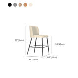 Tabourets de bar de style moderne tabourets de bar rembourrés pour salle à manger