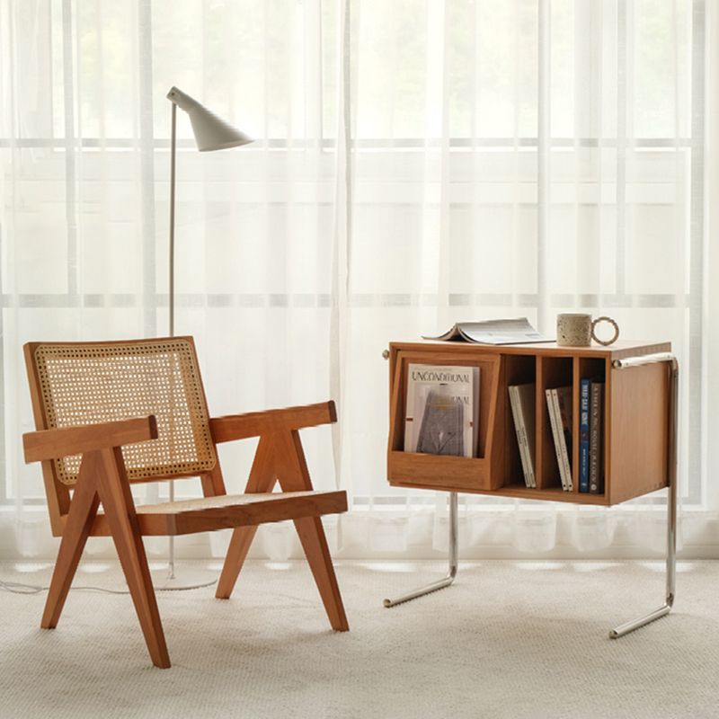 Modern Closed Back Standard Bookshelf Wooden Bookcase with Shelves Clearhalo 'Bookcases' 'furn' 'furn_bookcases' 'Furniture' 'Office Furniture' 1200x1200_c1e293b8-628b-4cf7-96d5-edc17b67eb3c