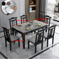 Stone Dining Room Collection Midcentury Style Rectangle 4 Legs Furniture for Home Clearhalo ' dining_table' 'Dining Tables & Seating' 'Dining Tables' 'furn' 'furn_dining_table' 'Furniture' 'furniture_dining_table' 'Kitchen & Dining Furniture' 'kitchen&dining_furn' 'kitchen' 'kitchen_dining_table' 1200x1200_c1e6f03e-a54a-4b0a-8460-92701910253a