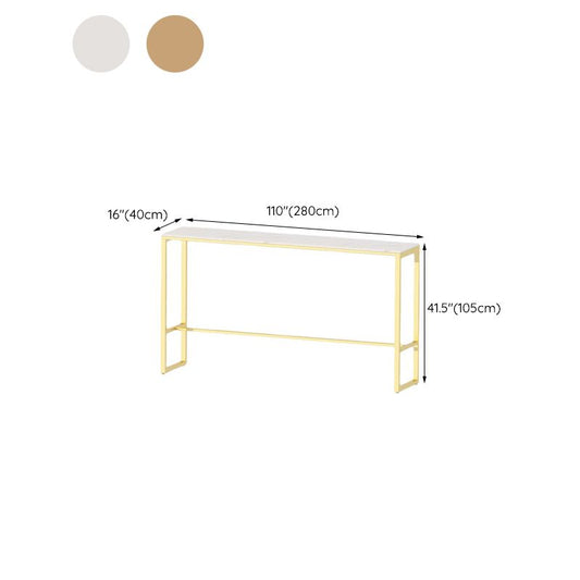 Contemporary Bar Table Rectangle Solid Wood Pub Table for Outdoor Clearhalo 'Bar Furniture' 'Bar Tables' 'bar_tables' 'furn' 'furn_bar_tables' 'Furniture' 'Kitchen & Dining Furniture' 1200x1200_c1e8aeba-80ed-4324-aa5f-bfaece3a96e5