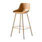 Scandinavian Metal Plastic Counter Stools Low Back Indoor Bar Stool with Bucket Seat Clearhalo 'Bar Furniture' 'Bar Stools' 'bar_stools' 'furniture_bar_stools' 'Kitchen & Dining Furniture' 'kitchen&dining_furn' 'kitchen' 'kitchen_furn' Furniture' 1200x1200_c1e94937-9f0c-47a4-b0d3-ff344e58c6b9